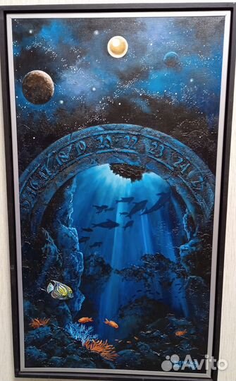 Живопись Олег Маслий холст масло Арка тысячелетия