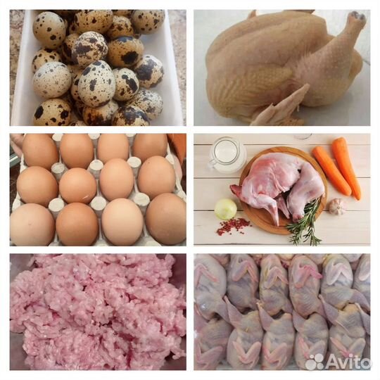 Домашнее мясо, яйца