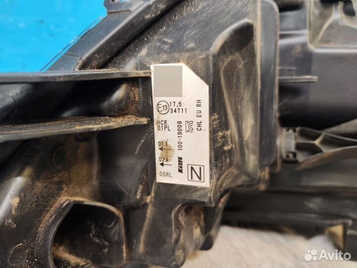 Фара правая Nissan Qashqai 2017-нв