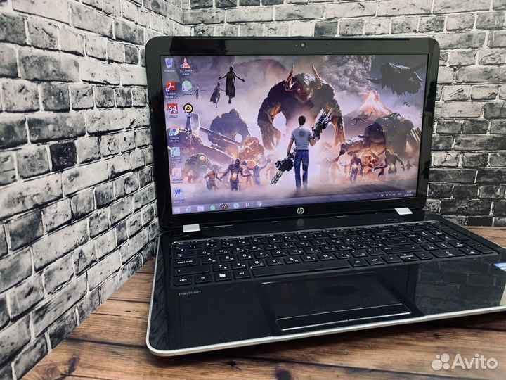 Игровой ноутбук HP i5 Новый аккумулятор Для игр