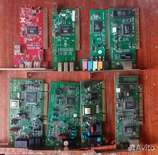 Видеокарты PCI-E,Модемы,Dvdrw,FDD,ieee1394