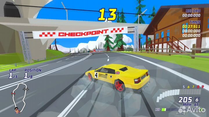 Hotshot Racing PS4, английская версия