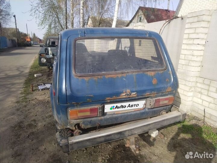 LADA 4x4 (Нива) 1.6 МТ, 1987, битый, 80 000 км