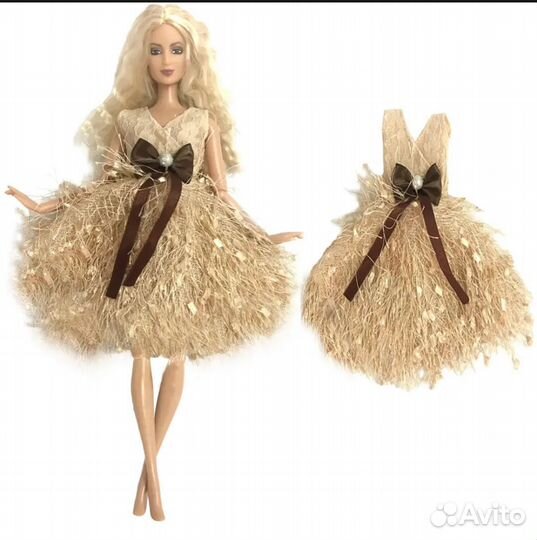 Платье на куклу