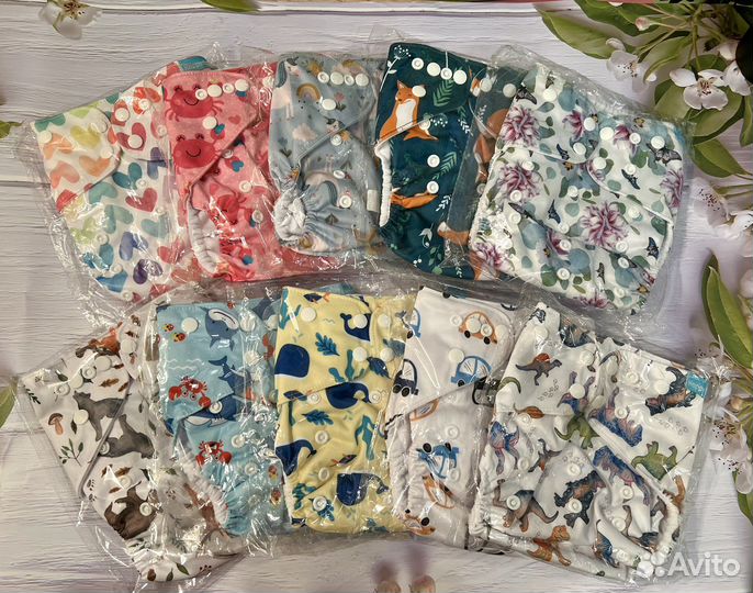 Многоразовые подгузники новые