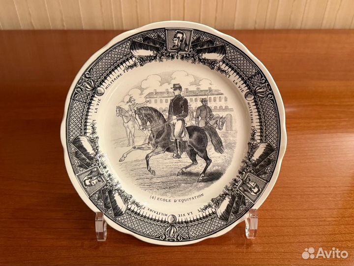 Старинная тарелка Наполеоника