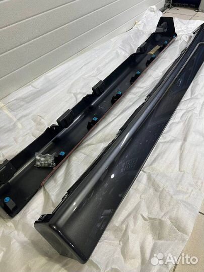 Пороги аэродинамические Outlander 2015-2018