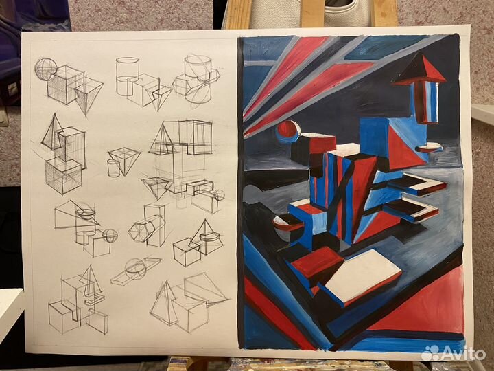 Академический рисунок на заказ (рисунок, живопись)