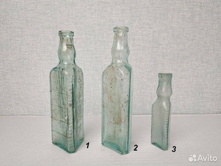 Старинные бутылочки 19 век и СССР