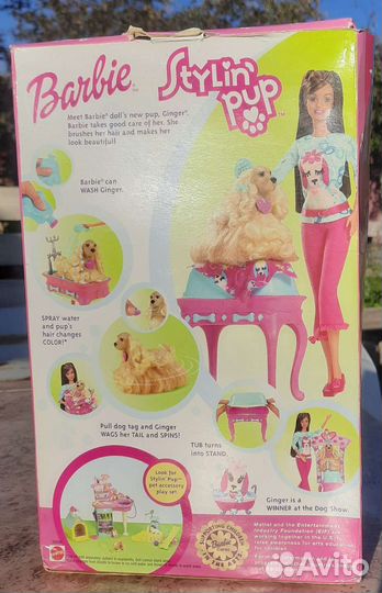 Оригинальная упаковка Barbie styling' pup