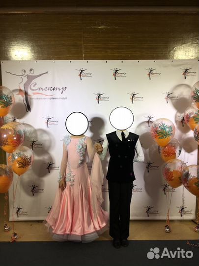 Платье стандарт для бальных танцев, Ю-1