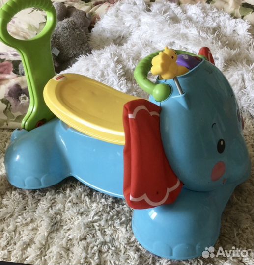 Слоник каталка Фишер прайс
