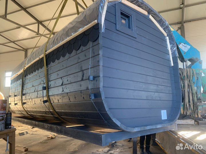 Баня-бочка квадро с доставкой