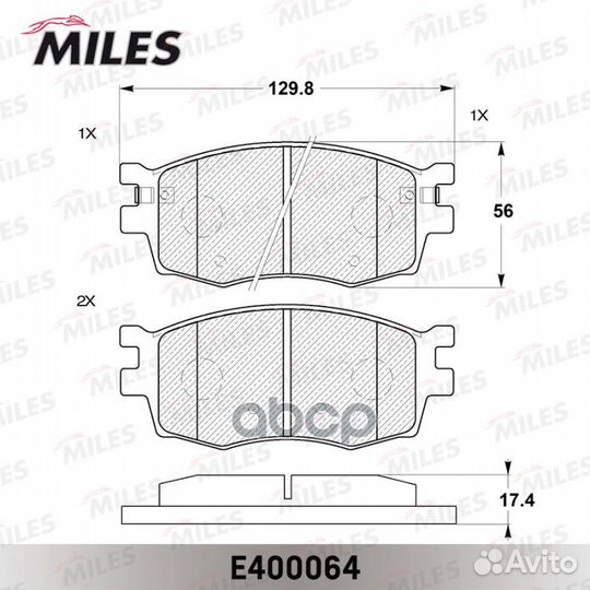 Колодки тормозные hyundai accent/i20/KIA RIO 05