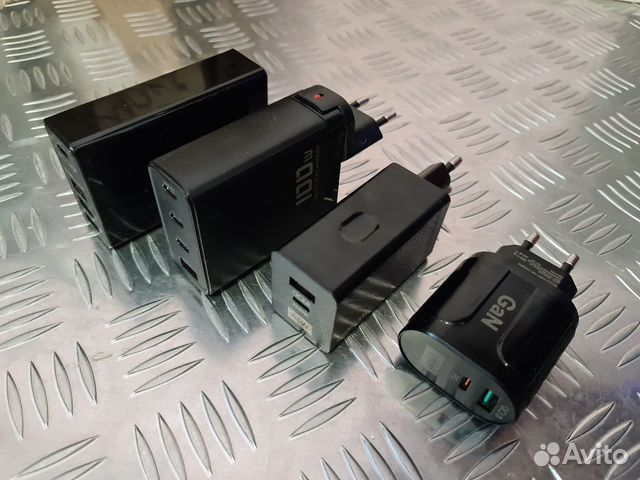 Зарядное устройство GaN Type C 33 65 100 Вт QC PD