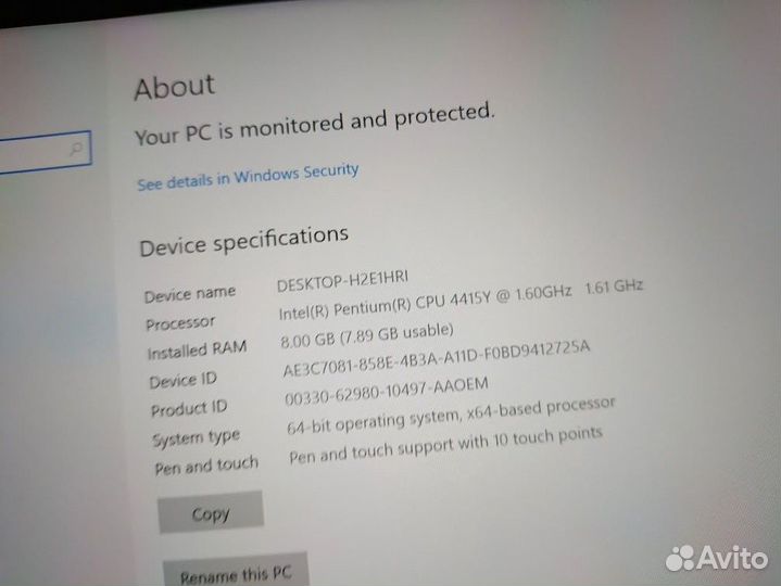 Microsoft Surface Go 8gb 128gb