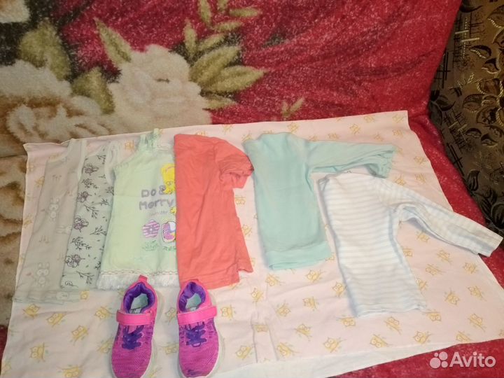 Детские вещи пакетом бесплатно для девочки 92. 98