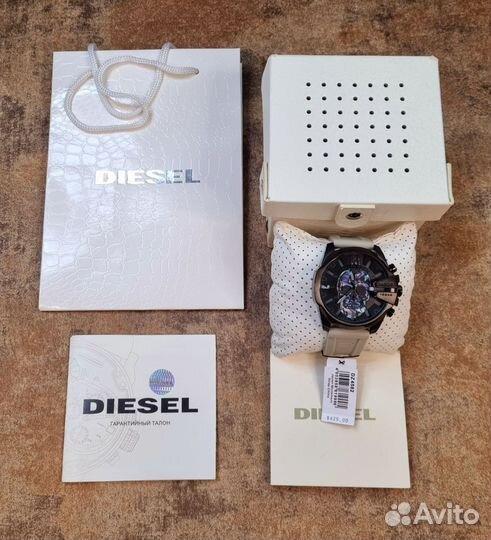 Часы Оригинальные diesel DZ4582 с черепом силикон