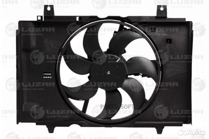 Крыльчатка с эл.мотором nissan juke (10) 1.6i