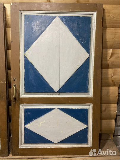 Пара Филенок Ромб Деревянные Резные