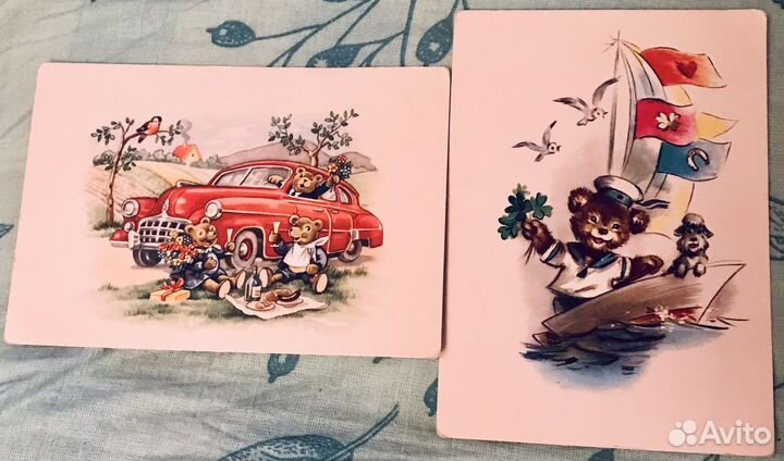 Открытки винтаж Болгария, СССР 50-60г