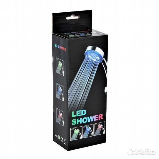 Светодиодная насадка для душа Subor Led Shower
