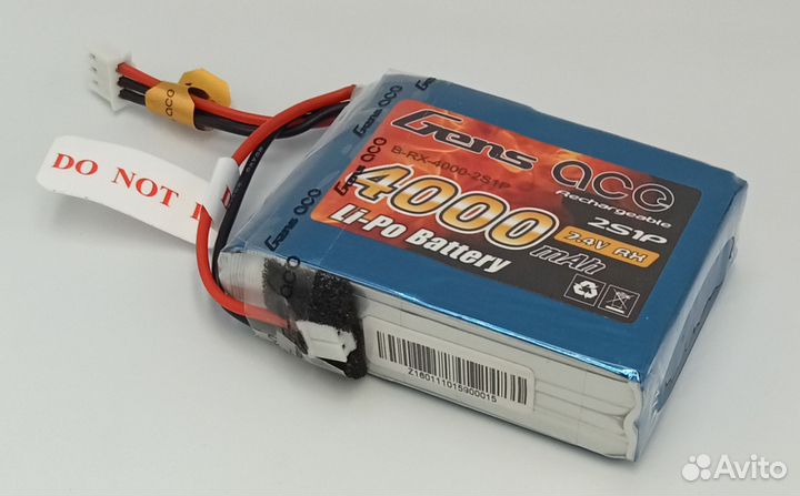 Аккумулятор LiPol Gens 4000mAh 2S1P 7.4V AX