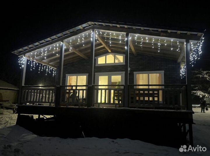 Гирлянда уличная бахрома 40 метров