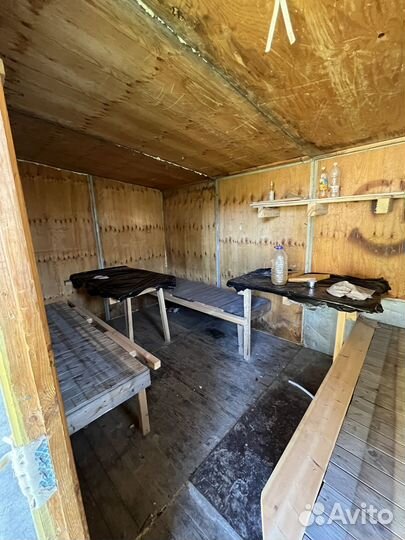 Бытовка для рабочих сборно-разборная, 2,5х3,8 м