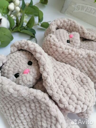 Вязаный зайка