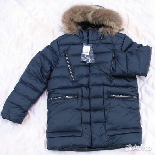 Новый теплый зимний пуховик до -40 брендовый