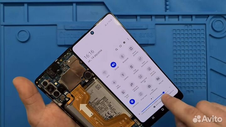 Стекло с заменой на Samsung Galaxy A51 (A515)