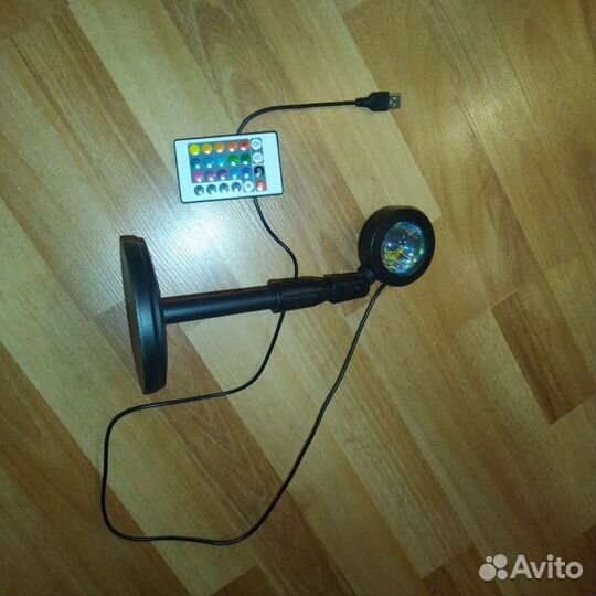 Светодиодная лампа закат