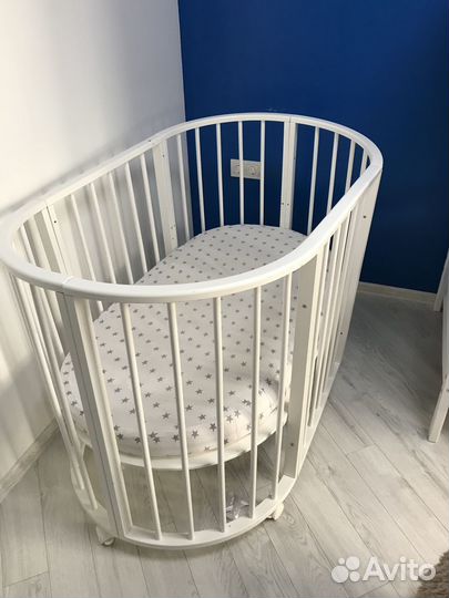 Круглая кровать трансформер