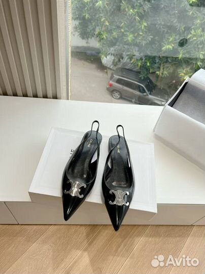 Балетки лодочки слингбеки женские Celine 36-41