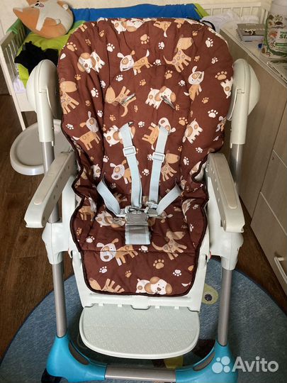 Стульчик для кормления chicco polly