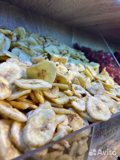 Банан чипсы 