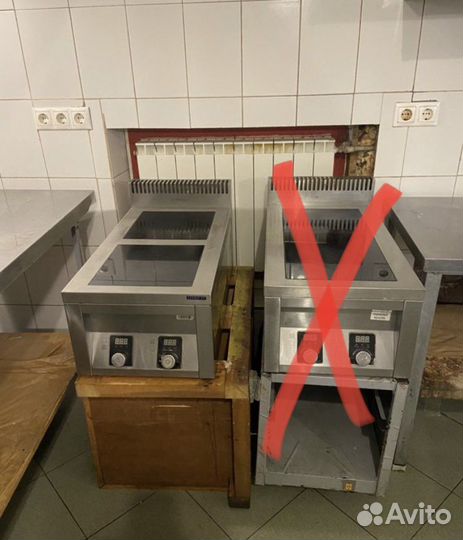 Плита индукционная 2 конфорки подставка