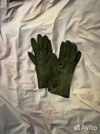 Перчатки женские кожаные