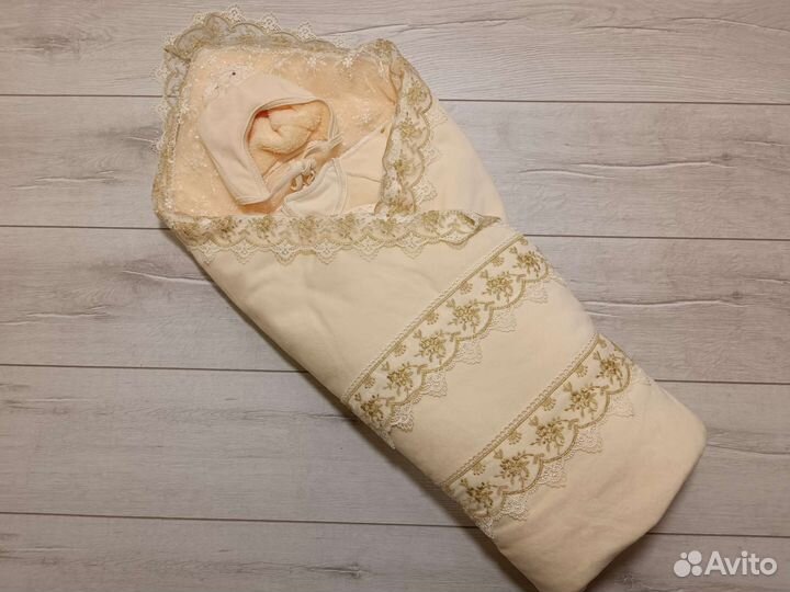 Комплект на выписку из роддома весна/осень 5 предм