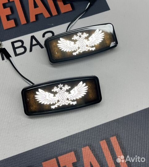 Заглушки SE “Герб” белый (TheBestPartner)