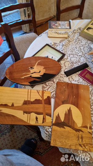 Панно из дерева СССР