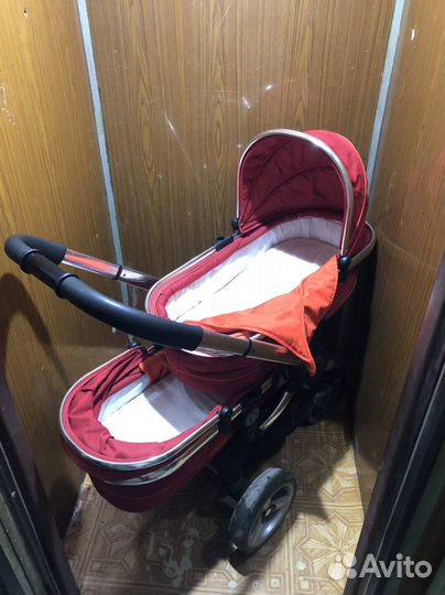 Коляска icandy peach 2 для двойни, погодок