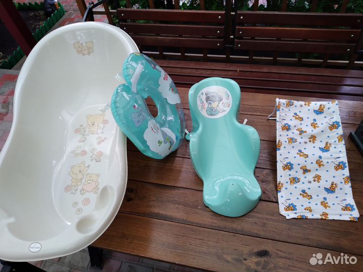 Детская ванночка для купания с горкой