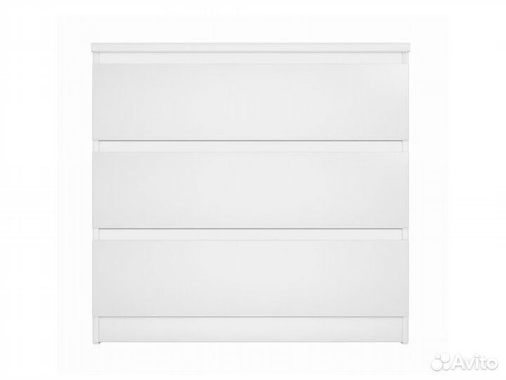 Мальта комод 3 ящика 80х76 Белый