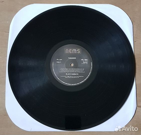 LP Black Sabbath – Paranoid (1970) UK, nems – NEL