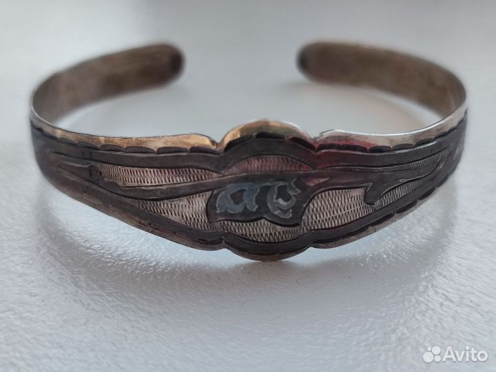 Винтажный браслет.Серебро