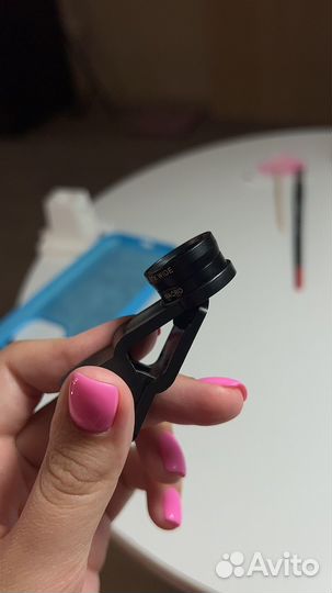 Линза на телефон макро и рыбий глаз