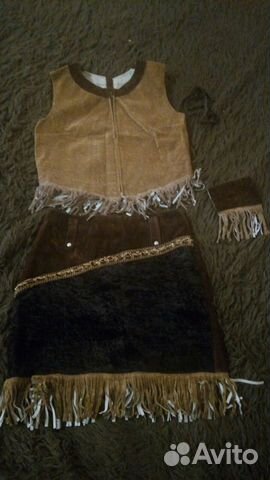 Костюм индейца на девочку 42-44 р-р (прокат)