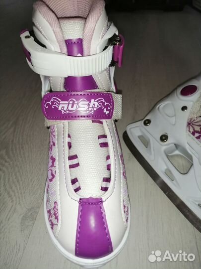 Коньки раздвижные для девочки